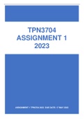 TPN3704 ASSIGNMENT 1 2023