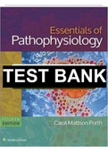 Test bank essentials of pathophysiology 4th edition by Porth |all chapters