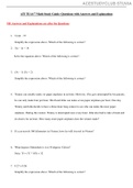 ATI TEAS 7 Math Study Guide: Questions with Answers and Explanations