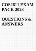 COS2611 EXAM PACK 2023