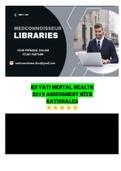 RN VATI Mental Health 2019 Assessment With Rationales