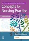 Test bank for Concepts for Nursing Practice 3rd Edition by Jean Foret Giddens