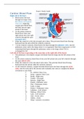 NUR 3465 Exam 2 Study Guide Cardiac Blood Flow