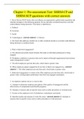 Chapter 1: Pre-assessment Test: SHRM-CP and SHRM-SCP questions with correct answers