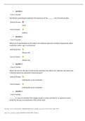 PSYC 2001 WK 3 EXAM WITH CORRECT ANSWERS