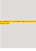 BLOOMBERG ECONOMIC INDICATOR STUDY GUIDE 2023