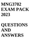 MNG3702 EXAM PACK 2023