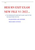 HESI RN EXIT EXAM NEW FILE V1