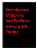 INTRODUCTORY MATERNITY AND PEDIATRIC NURSING 4TH EDITION 2024 REVISED UPDATE BY  HATFIELD TEST BANK.pdf