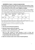 MATH CMTH 110 Discrete Math - Ryerson University. ASSIGNMENT in R_ Part 1 – Analysis of categorical data, Part 2 - ANOVA and Part 3 – SIMPLE and MULTIPLE REGRESSION with R. Spring-April 2023. Questions and Solutions