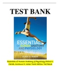 Essentials of Human Anatomy & Physiology Elaine N. Marieb, Suzanne M. Keller Tenth Edition Test Bank