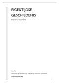 Eigentijdse Geschiedenis - Syllabus - Maarten van Ginderachter