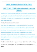 AHIP Module 1, 2, 3, 4, 5  (Latest 2024 / 2025) (ACTUAL TEST ) Questions and Answers (Solved)