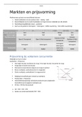 Samenvatting 5ASO Economie Micro Macro Deel 5 Markten en prijsvorming 