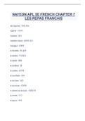 NAYEON APL 5E FRENCH CHAPTER 7  LES REPAS FRANCAIS