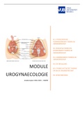 Samenvatting Module Gynaecologie en Urologie