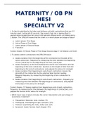 MATERNITY PN HESI SPECIALTY V2