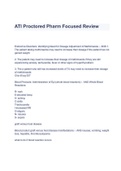 ATI Proctored Pharm Questions & Answers 2023 ( A+ GRADED 100% VERIFIED)