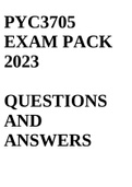 PYC3705 EXAM PACK 2023