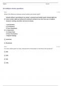 Agriculture Associate Certification Study Guide (Latest) Qs & As!!