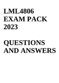 LML4806 EXAM PACK 2023