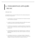 Fondamentaux Appliqués des SIC Résumé