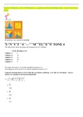 Sophia Statistics Unit 4 Milestone, questions/Answers/Rationale, Latest Summer 2023Sophia Statistics Unit 4 Milestone, questions/Answers/Rationale, Latest Summer 2023