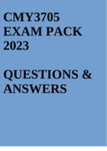 CMY3705 EXAM PACK 2023