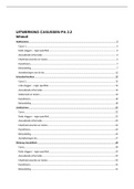 Fysiotherapie uitwerking casussen Performance Assessment 2.2 (FE192E)