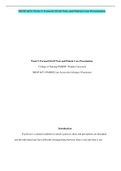 NRNP 6675 Week 5: Focused SOAP Note and Patient Case Presentation  NRNP 6675 Week 5: Focused SOAP Note and Patient Case Presentation  NRNP 6675 Week 5: Focused SOAP Note and Patient Case Presentation  NRNP 6675 Week 5: Focused SOAP Note and Patient Case P