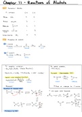 CHEM2323_3331_Ch_11_Notes_ReactionsOfAlcohols