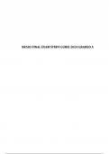 NR503 FINAL EXAM STUDY GUIDE 2024 GRADED A