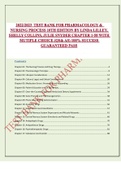 2022/2023  TEST BANK FOR PHARMACOLOGY &  NURSING PROCESS 10TH EDITION BY LINDA LILLEY, SHELLY COLLINS, JULIE SNYDER CHAPTER 1-58 WITH MUTIPLE CHOICE (QS& AS) 100% SUCCESS GUARANTEED PASS