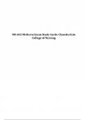 NR 602 Midterm Exam Study Guide Chamberlain College of Nursing