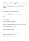 PCC Exam 1_ The Nursing Process - Google Docs