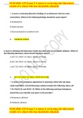 NUR 6560 ATI Exam 2 A nurse is reviewing the laboratory results of a client who has metabolic alkalosis