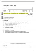     ACCOUNTING Paper 2 Structured Written Paper with Merged Marking Scheme 0985/22 