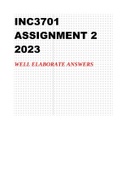 INC3701 Assignment 2 2023 (683258)