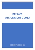 BTE2601 ASSIGNMENT 2 2023