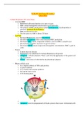 NUR 200 Med Surg III Exams 2 Cheat Sheet Graded A+