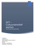 S27 Cultuursensitief werken in zorg en welzijn