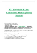 ATI Community Health Exams 2023