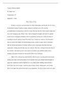 Essay Composition 1 