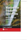 Mathematics Manual for Water and Wastewater Treatment Plant Operators: Wastewater Treatment Operations Math Concepts and Calculations Third Edition