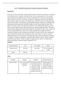 Post Lab 1 Report: Weighing Procedures and Volumetric Glassware Calibration