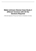 Mabel Johnson i-Human Case Study 3  different Versions with All the  Sections Required