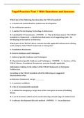 Togaf Practice Test 1 With Questions and Answers