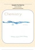 Complete Test Bank For Chemistry (10th Edition) By Whitten, Davis, Peck And Stanley 