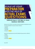 NURS 661 Exam 2/ 105 Q&A/ A+ Score Solutions/ 2024-2025.