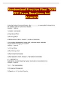 Randomized Practice Final TCFP FF2 Exam Questions And Answers